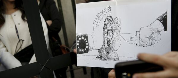 Protestas en España contra el acuerdo UE-Turquía - Sputnik Mundo