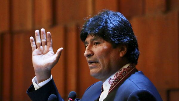 Evo Morales, presidente de Bolivia - Sputnik Mundo