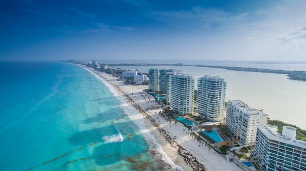 El balneario mexicano de Cancún El balneario mexicano de Cancún - Sputnik Mundo