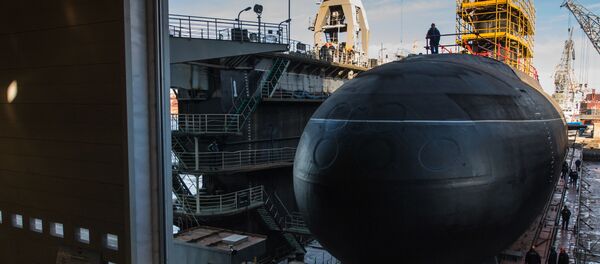 El lanzamiento del submarino Veliki Nóvgorod - Sputnik Mundo