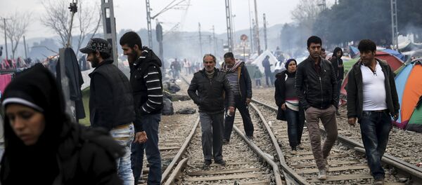 Los refugiados en Europa - Sputnik Mundo