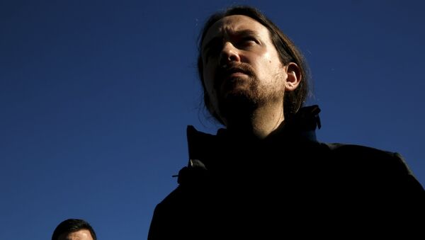 Pablo Iglesias, líder del partido español Podemos - Sputnik Mundo