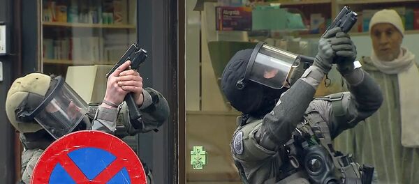 Operación policial en Bruselas - Sputnik Mundo