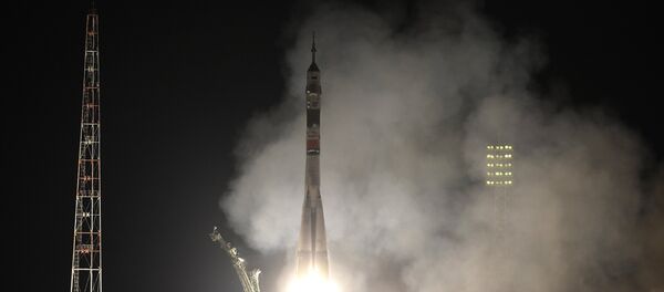 Lanzamiento de la nave espacial Soyuz TMA-20M - Sputnik Mundo
