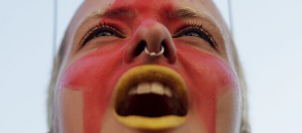 Manifestación en apoyo a Dilma Rousseff y Lula da Silva en Brasilia - Sputnik Mundo