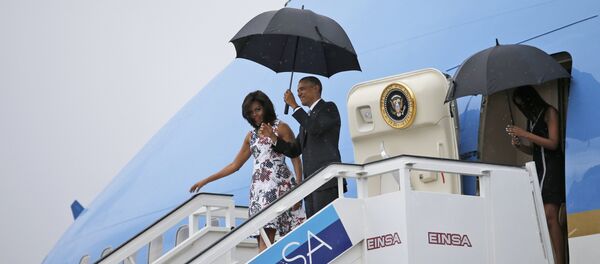 Presidente EEUU Barack Obama y su esposa Michelle en La Habana - Sputnik Mundo