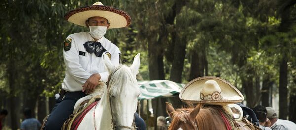 Un policía mexicano - Sputnik Mundo