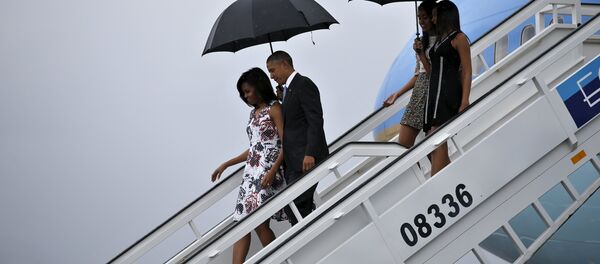Presidente EEUU Barack Obama y su esposa Michelle en La Habana - Sputnik Mundo