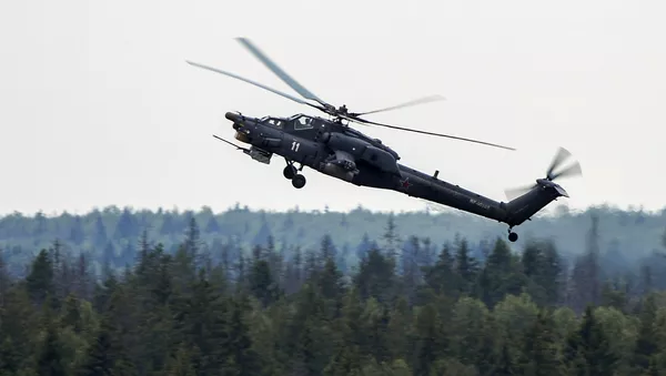 Helicóptero ruso de combate Cazador Nocturno - Sputnik Mundo