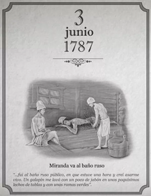 Calendario del viaje de Francisco de Miranda al Imperio Ruso small Calendario del viaje de Francisco de Miranda al Imperio Ruso small - Sputnik Mundo