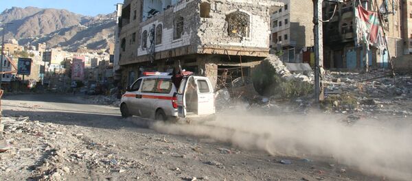 Edificios destruidos en Yemen - Sputnik Mundo