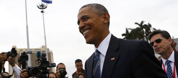 Barack Obama durante su visita a La Habana - Sputnik Mundo