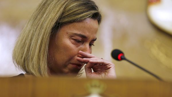 Federica Mogherini, jefa de la diplomacia europea Federica Mogherini, jefa de la diplomacia europea - Sputnik Mundo