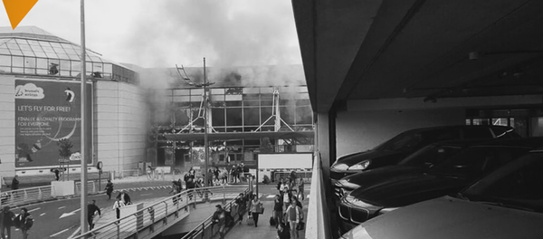 La tragedia de Bruselas en imágenes - Sputnik Mundo