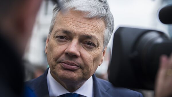 Didier Reynders, ministro de Exteriores de Bélgica - Sputnik Mundo