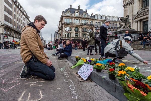 Eventos en memoria de los fallecidos en Bruselas - Sputnik Mundo