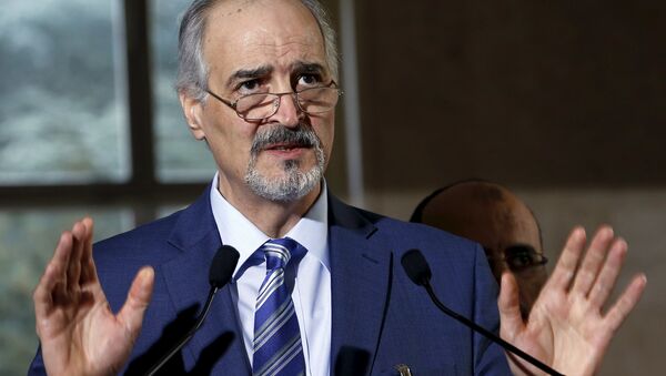 Bashar Jaafari, jefe de la delegación gubernamental siria - Sputnik Mundo