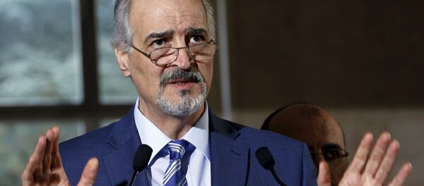 Bashar Jaafari, jefe de la delegación gubernamental siria - Sputnik Mundo