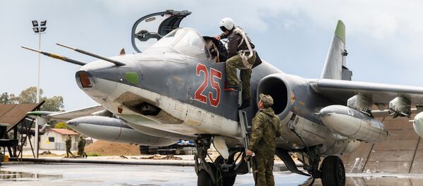 Aviación rusa en la base de Hmeymim en Siria - Sputnik Mundo