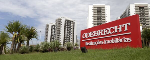 Logo de la empresa Odebrecht Logo de la empresa Odebrecht - Sputnik Mundo