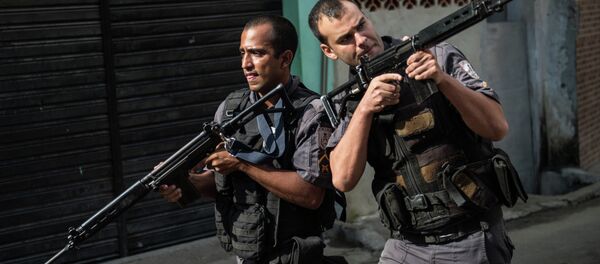 Policías brasileños (archivo) - Sputnik Mundo