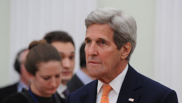 El secretario de estado de EEUU John Kerry durante su visita a Moscú El secretario de estado de EEUU John Kerry durante su visita a Moscú - Sputnik Mundo