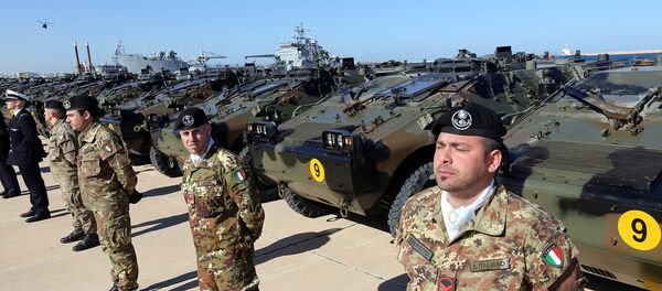 Soldados italianos Soldados italianos - Sputnik Mundo