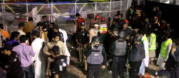 Lugar del atentado en Lahore, Pakistán Lugar del atentado en Lahore, Pakistán - Sputnik Mundo