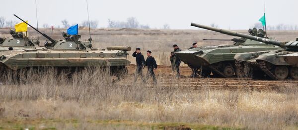 Militares rusos en la región de Volgogrado - Sputnik Mundo