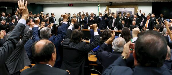 Miembros del Partido del Movimiento Democrático de Brasil (archivo) - Sputnik Mundo