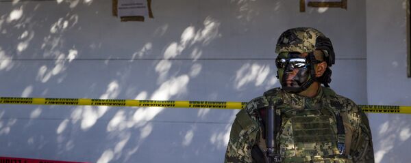 Un militar mexicano Un militar mexicano - Sputnik Mundo