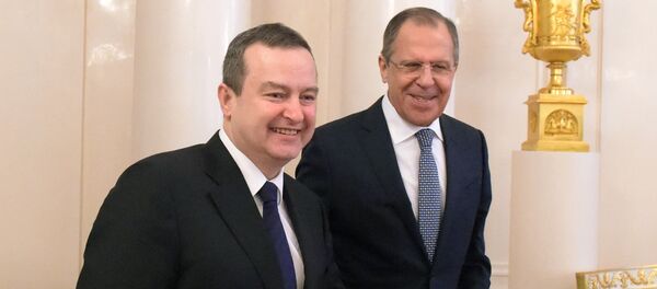 Ivica Dacic y Serguéi Lavrov - Sputnik Mundo