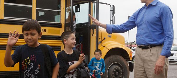 Un autobús escolar Un autobús escolar - Sputnik Mundo