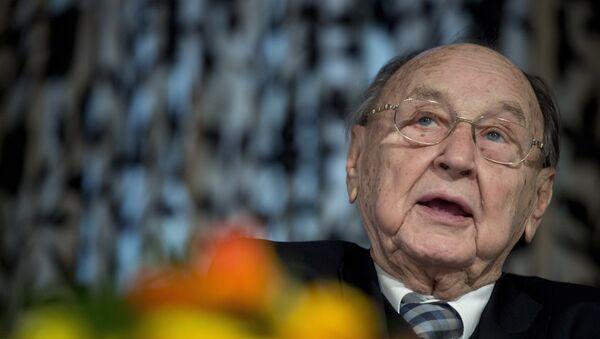 Ex-Außenminister Hans-Dietrich Genscher (Archiv) - Sputnik Mundo