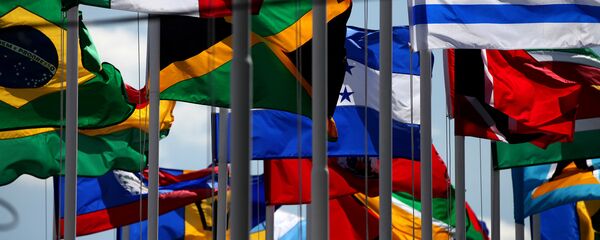 Banderas de países miembros de la CELAC (archivo) - Sputnik Mundo