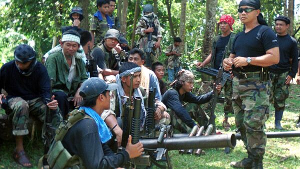 Milicianos de Abu Sayyaf - Sputnik Mundo