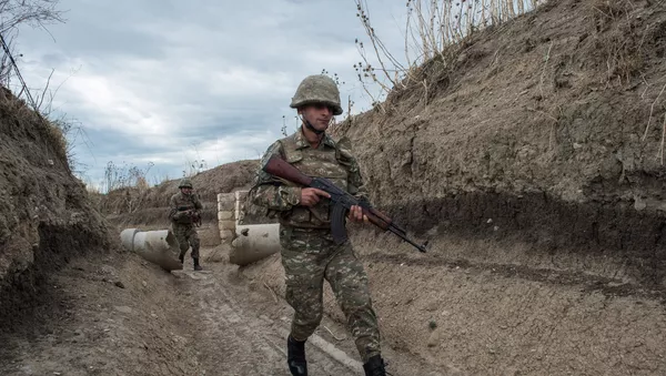 Militares en Nagorno Karabaj - Sputnik Mundo