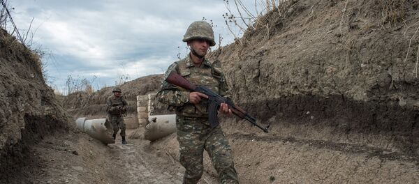 Militares en Nagorno Karabaj - Sputnik Mundo