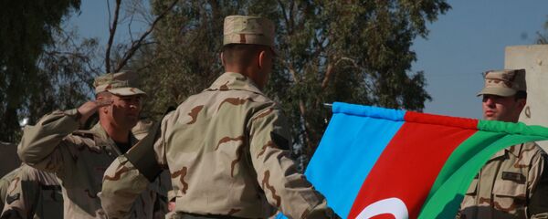 Militares azerbaiyanos (archivo) - Sputnik Mundo