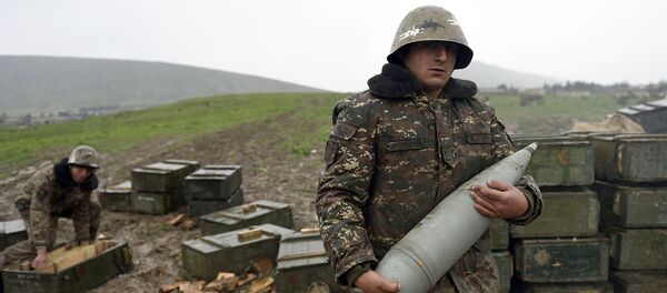 Militares de Nagorno Karabaj (archivo) - Sputnik Mundo
