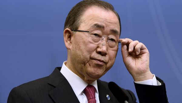 Ban Ki-moon, secretario general de la ONU - Sputnik Mundo