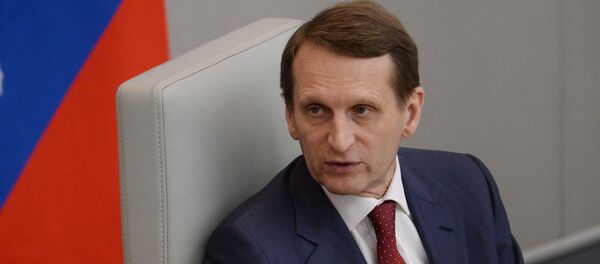 Serguéi Narishkin - Sputnik Mundo