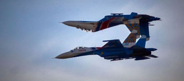 Aviones hipersónicos rusos Su-27 (archivo) - Sputnik Mundo