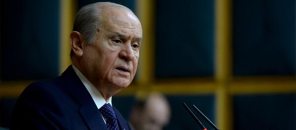 Devlet Bahceli, líder del Partido de Acción Nacionalista (MHP) de Turquía - Sputnik Mundo