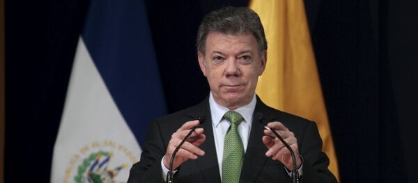 Juan Manuel Santos, presidente de Colombia - Sputnik Mundo