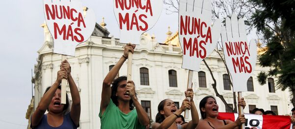 Marcha contra Keiko Fujimori - Sputnik Mundo