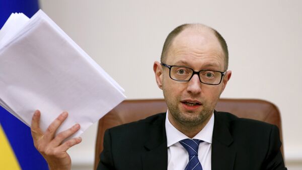 Arseni Yatseniuk, primer ministro de Ucrania - Sputnik Mundo