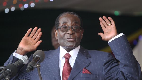 Robert Mugabe, presidente de Zimbabue - Sputnik Mundo