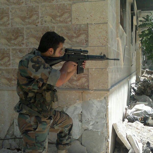 Adnan Al Ahmad, soldado del Ejército sirio  - Sputnik Mundo