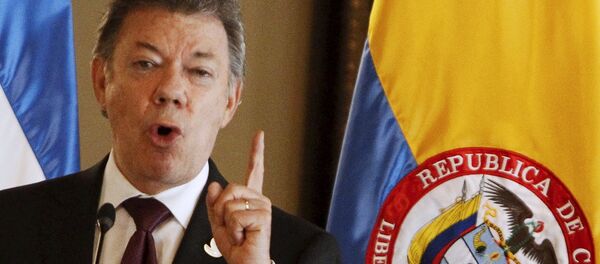 Juan Manuel Santos, presidente de Colombia - Sputnik Mundo